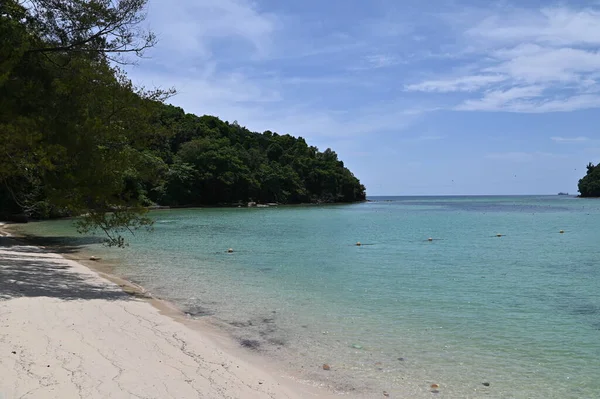 Die Küstenlandschaft Innerhalb Der Inseln Manukan Mamutik Und Sapi Kota — Stockfoto