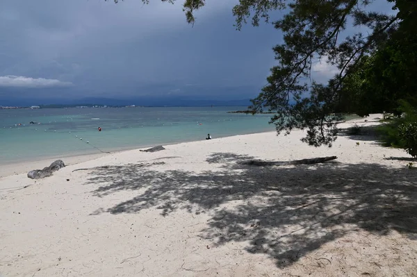 Paesaggio Sulla Spiaggia All Interno Delle Isole Manukan Mamutik Sapi — Foto Stock