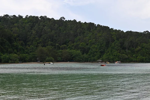 Пляжный Пейзаж Островах Мануэль Мамуи Сапи Кота Кинабалу Сабах Малайзия — стоковое фото