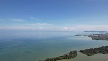 Kota Kinabalu, Sabah Malezya 14 Haziran 2022: Kota Kinabalu Şehir Merkezi Rıhtım ve Kordon Bölgesi