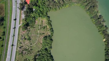 Kota Kinabalu, Sabah Malezya 14 Haziran 2022: Kota Kinabalu Şehir Merkezi Rıhtım ve Kordon Bölgesi