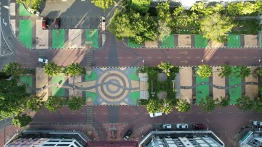 Kota Kinabalu, Sabah Malezya 14 Haziran 2022: Kota Kinabalu Şehir Merkezi Rıhtım ve Kordon Bölgesi