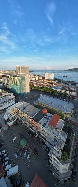 Kota Kinabalu Sabah Malaisie Juin 2022 Bord Eau Esplanade Centre — Photo