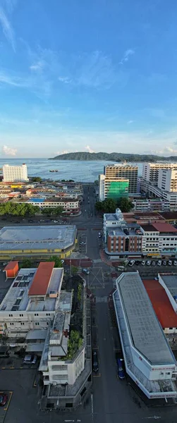 Kota Kinabalu Sabah Malásia Junho 2022 Orla Marítima Área Esplanada — Fotografia de Stock