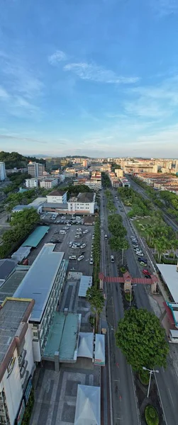 Kota Kinabalu Sabah Malezja Czerwca 2022 Nabrzeże Obszar Esplanade Centrum — Zdjęcie stockowe