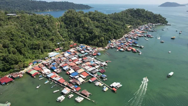 Kota Kinabalu Sabah Malaisie Juin 2022 Bord Eau Esplanade Centre — Photo