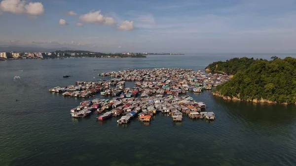 Kota Kinabalu Sabah Malezja Czerwca 2022 Nabrzeże Obszar Esplanade Centrum — Zdjęcie stockowe