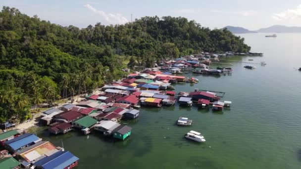 Kota Kinabalu Sabah Malajsie Června 2022 Waterfront Esplanade Area Kota — Stock video