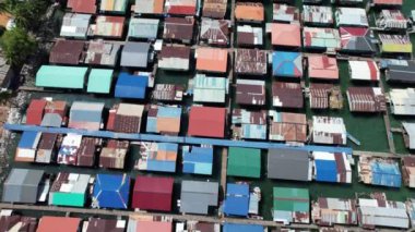 Kota Kinabalu, Sabah Malezya 14 Haziran 2022: Kota Kinabalu Şehir Merkezi Rıhtım ve Kordon Bölgesi