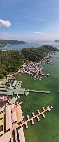Kota Kinabalu Sabah Malasia Junio 2022 Zona Costera Paseo Marítimo — Foto de Stock
