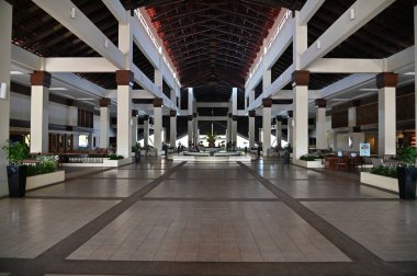 Kota Kinabalu, Sabah Malezya 14 Haziran 2022: Kota Kinabalu Şehir Merkezi Rıhtım ve Kordon Bölgesi
