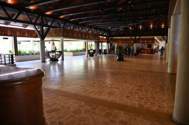 Kota Kinabalu, Sabah Malezya 14 Haziran 2022: Kota Kinabalu Şehir Merkezi Rıhtım ve Kordon Bölgesi