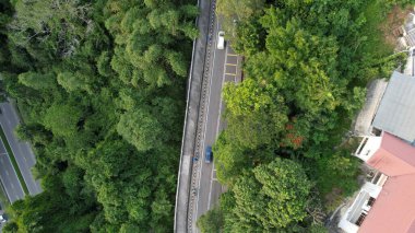 Kota Kinabalu, Sabah Malezya 14 Haziran 2022: Kota Kinabalu Şehir Merkezi Rıhtım ve Kordon Bölgesi