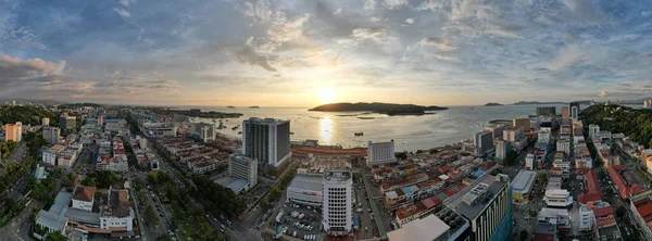 Kota Kinabalu Sabah Malezya Haziran 2022 Kota Kinabalu Şehir Merkezi — Stok fotoğraf
