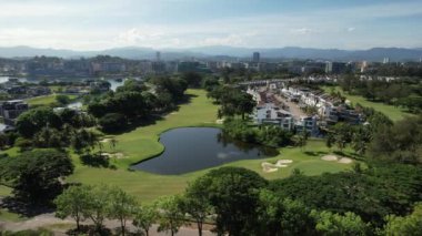 Kota Kinabalu, Sabah Malezya 14 Haziran 2022: Kota Kinabalu Şehir Merkezi Rıhtım ve Kordon Bölgesi