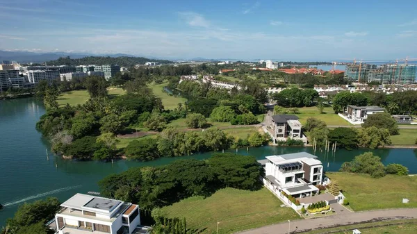 Kota Kinabalu Sabah Malásia Junho 2022 Orla Marítima Área Esplanada — Fotografia de Stock