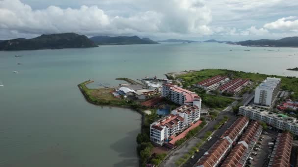 朗卡维的地标 海滩和旅游景点 — 图库视频影像