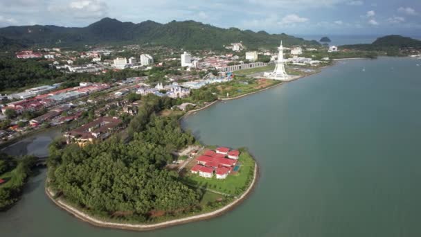 Landmärken Stränder Och Turistattraktioner Langkawi — Stockvideo