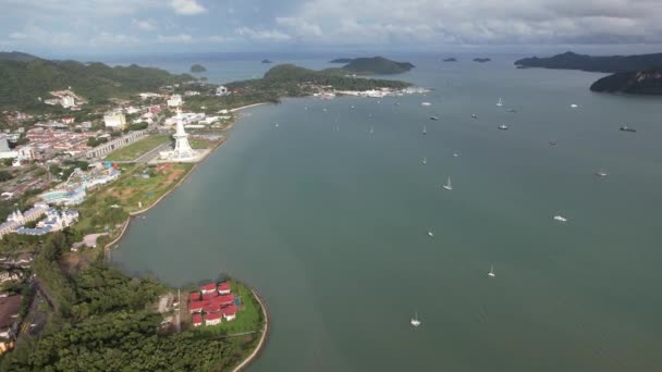 Landmarks Beaches Tourist Attractions Langkawi — Stock Video