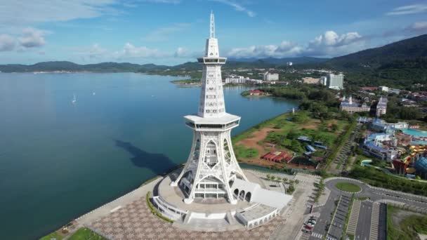 Památky Pláže Turistické Atrakce Langkawi — Stock video