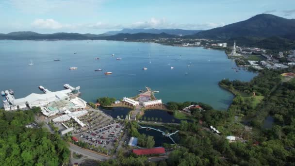 Marcos Praias Atrações Turísticas Langkawi — Vídeo de Stock