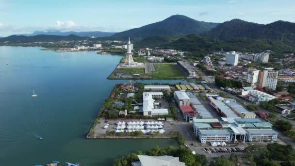 Landmarks Beaches Tourist Attractions Langkawi — Vídeo de stock