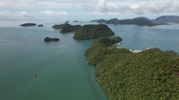 Landmärken Stränder Och Turistattraktioner Langkawi — Stockvideo