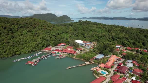 Langkawi Nin Kent Simgeleri Plajları Turist Çekimleri — Stok video