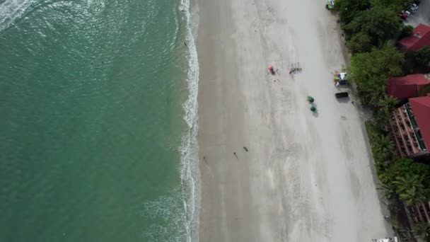 朗卡维的地标 海滩和旅游景点 — 图库视频影像