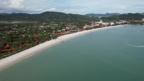 Langkawi Nin Kent Simgeleri Plajları Turist Çekimleri — Stok video
