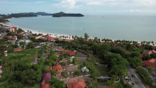 Langkawi Nin Kent Simgeleri Plajları Turist Çekimleri — Stok video