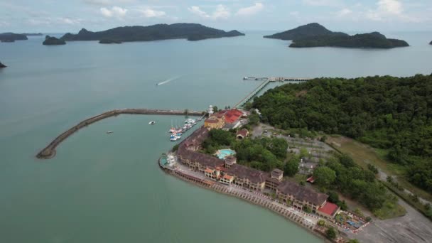 Landmarks Beaches Tourist Attractions Langkawi — Stock Video