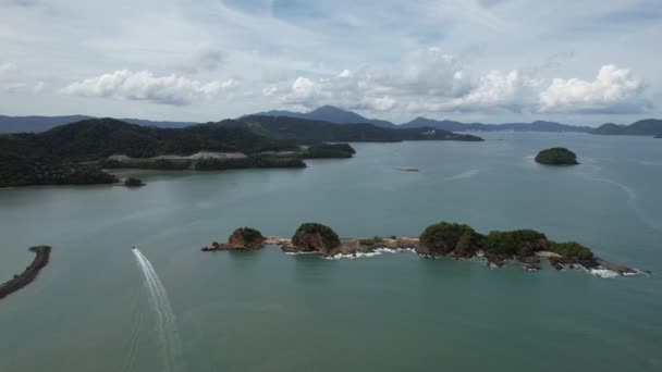 Luoghi Interesse Spiagge Attrazioni Turistiche Langkawi — Video Stock