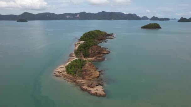 Langkawi Nin Kent Simgeleri Plajları Turist Çekimleri — Stok video