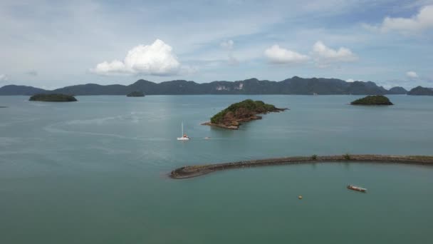 Landmärken Stränder Och Turistattraktioner Langkawi — Stockvideo