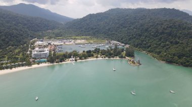 Langkawi, Malezya 24 Haziran 2022: Langkawi 'nin Tarihi Simgeleri, Plajları ve Turist Çekimleri