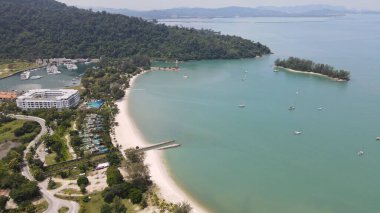 Langkawi, Malezya 24 Haziran 2022: Langkawi 'nin Tarihi Simgeleri, Plajları ve Turist Çekimleri