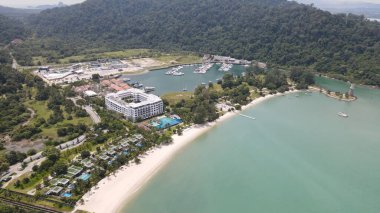 Langkawi, Malezya 24 Haziran 2022: Langkawi 'nin Tarihi Simgeleri, Plajları ve Turist Çekimleri