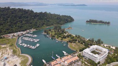 Langkawi, Malezya 24 Haziran 2022: Langkawi 'nin Tarihi Simgeleri, Plajları ve Turist Çekimleri