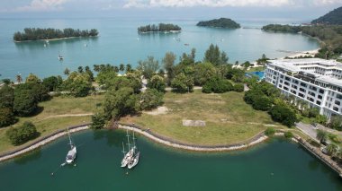 Langkawi, Malezya 24 Haziran 2022: Langkawi 'nin Tarihi Simgeleri, Plajları ve Turist Çekimleri