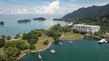Langkawi, Malezya 24 Haziran 2022: Langkawi 'nin Tarihi Simgeleri, Plajları ve Turist Çekimleri