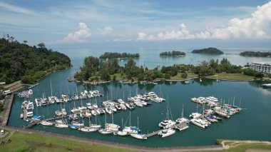 Langkawi, Malezya 24 Haziran 2022: Langkawi 'nin Tarihi Simgeleri, Plajları ve Turist Çekimleri