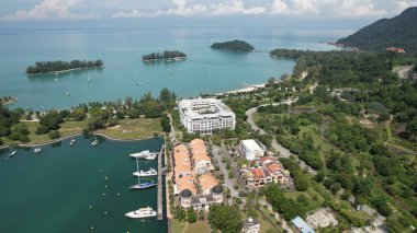 Langkawi, Malezya 24 Haziran 2022: Langkawi 'nin Tarihi Simgeleri, Plajları ve Turist Çekimleri