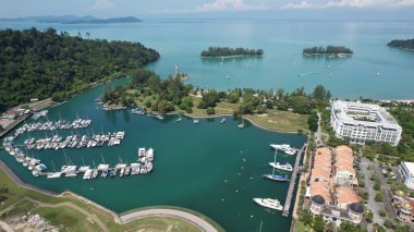 Langkawi, Malezya 24 Haziran 2022: Langkawi 'nin Tarihi Simgeleri, Plajları ve Turist Çekimleri