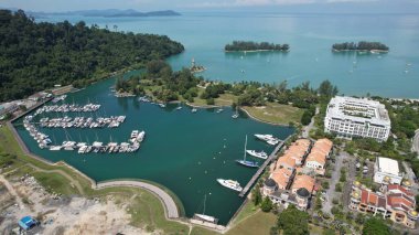 Langkawi, Malezya 24 Haziran 2022: Langkawi 'nin Tarihi Simgeleri, Plajları ve Turist Çekimleri