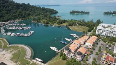 Langkawi, Malezya 24 Haziran 2022: Langkawi 'nin Tarihi Simgeleri, Plajları ve Turist Çekimleri