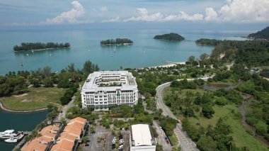 Langkawi, Malezya 24 Haziran 2022: Langkawi 'nin Tarihi Simgeleri, Plajları ve Turist Çekimleri