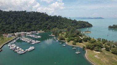 Langkawi, Malezya 24 Haziran 2022: Langkawi 'nin Tarihi Simgeleri, Plajları ve Turist Çekimleri