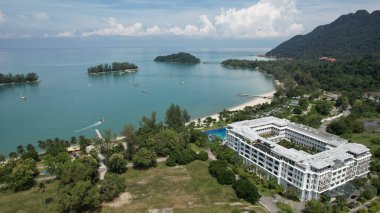 Langkawi, Malezya 24 Haziran 2022: Langkawi 'nin Tarihi Simgeleri, Plajları ve Turist Çekimleri