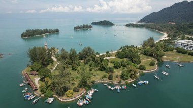 Langkawi, Malezya 24 Haziran 2022: Langkawi 'nin Tarihi Simgeleri, Plajları ve Turist Çekimleri